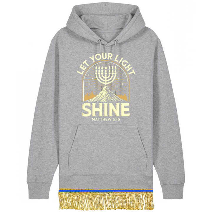 Let your Light Shine Organic Cotton Pullover Hoodie