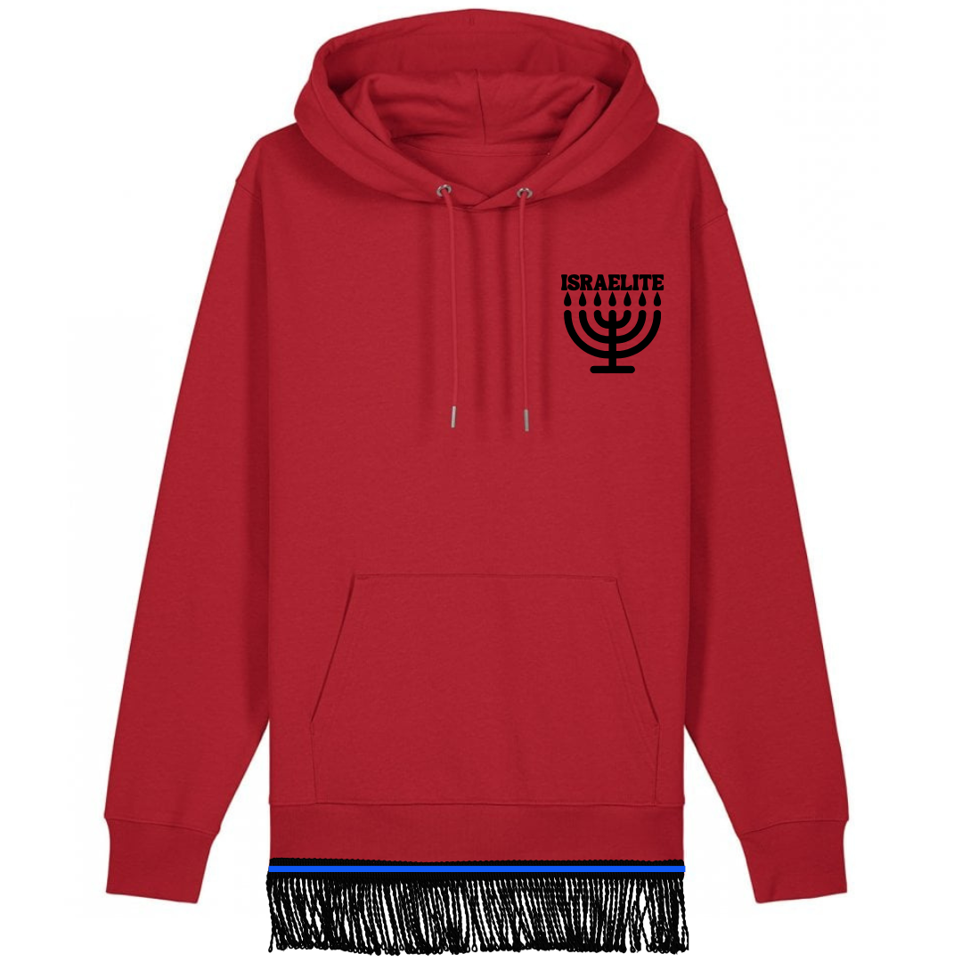 ISRAELITE Menorah 100% Organic Cotton Hoodie