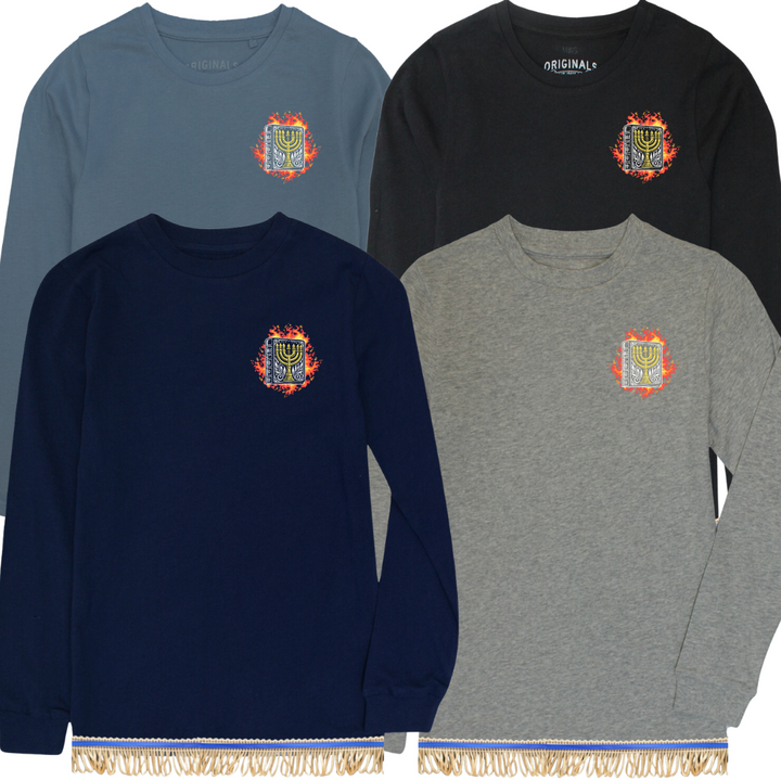 The Fiery Law Boys 100% Cotton Long Sleeve T-Shirt