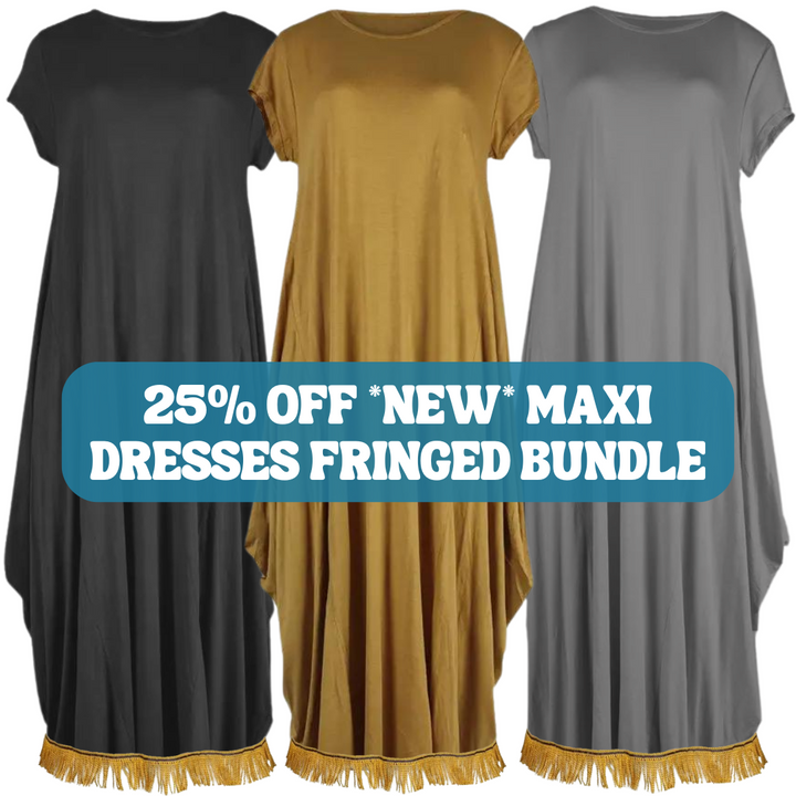 Fringed Parachute Dresses Bundle