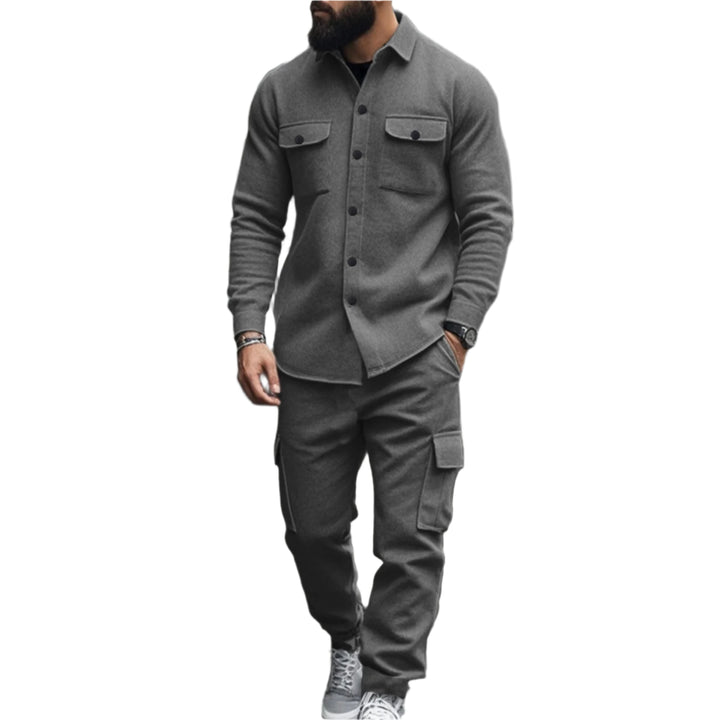 Men's Cargo Jacket and Pants Set