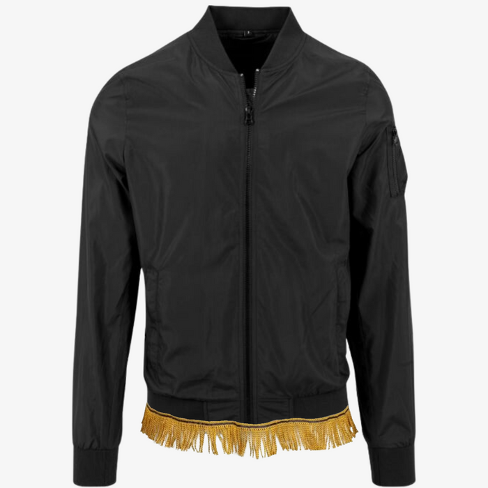 Men's Bomber Jacket with Fringes