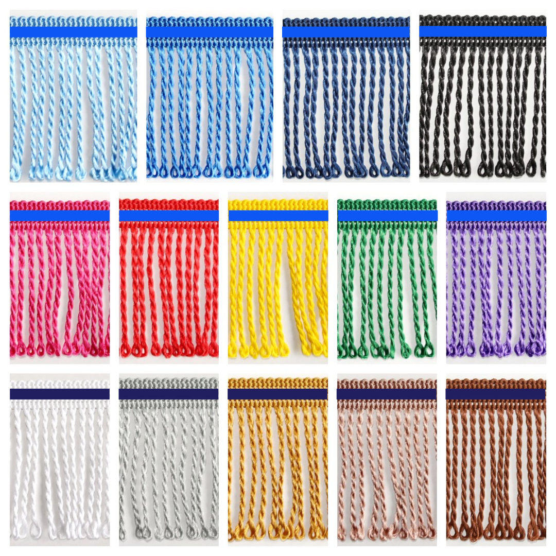 6cm Lightweight Bullion Fringe with Ribbon