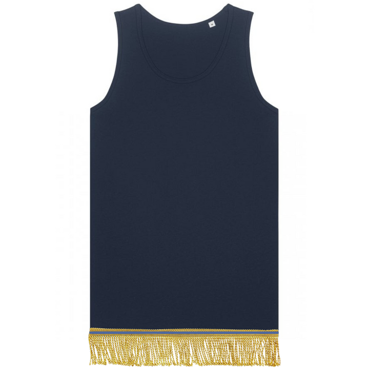 Men's Organic Cotton Tank Top with Fringes