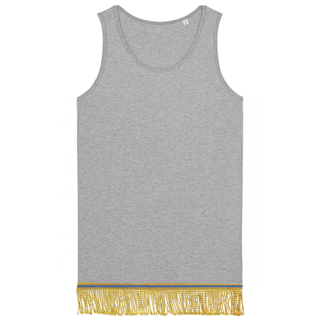 Men's Organic Cotton Tank Top with Fringes