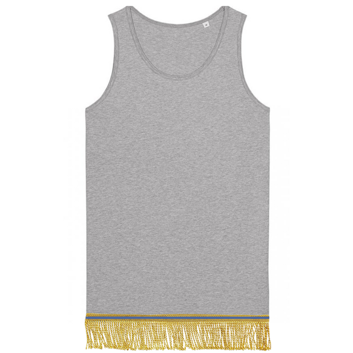 Men's Organic Cotton Tank Top with Fringes