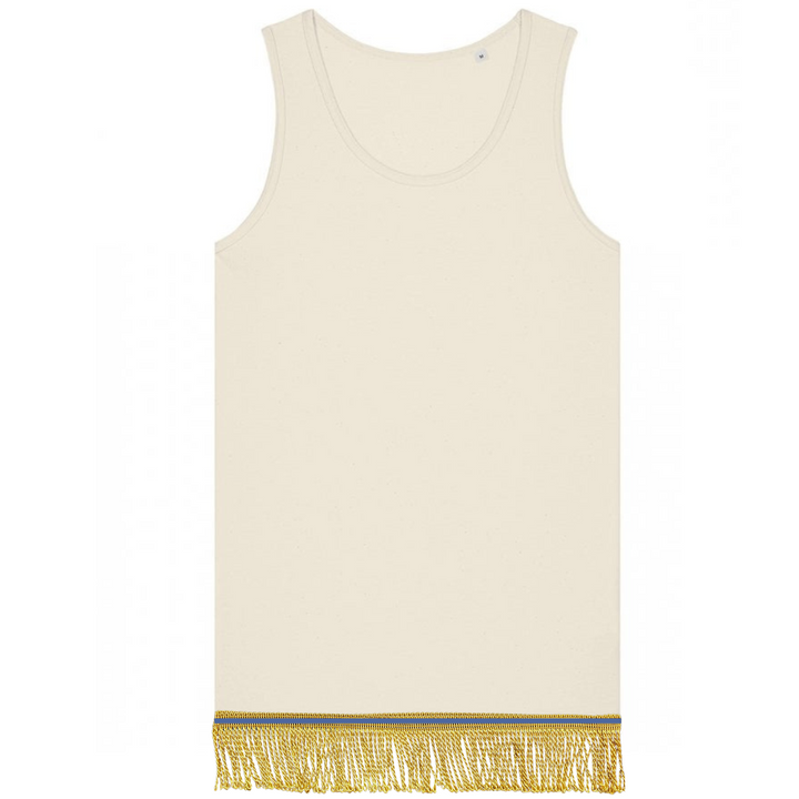 Men's Organic Cotton Tank Top with Fringes