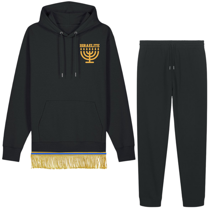 ISRAELITE Menorah Organic Cotton Hoodie & Joggers Set