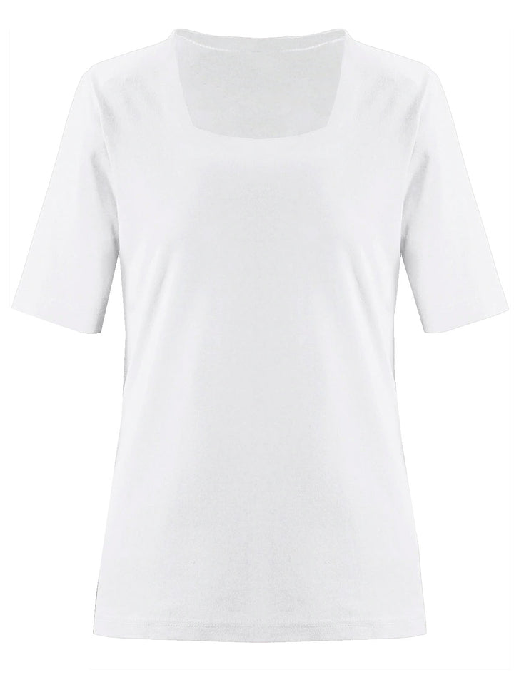 Women's Cotton Square Neck T-Shirt