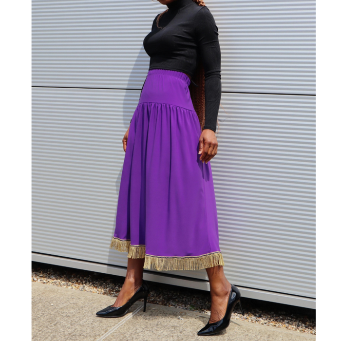 Simple Midi Skirt (12 Colours) - Free Worldwide Shipping- Sew Royal US