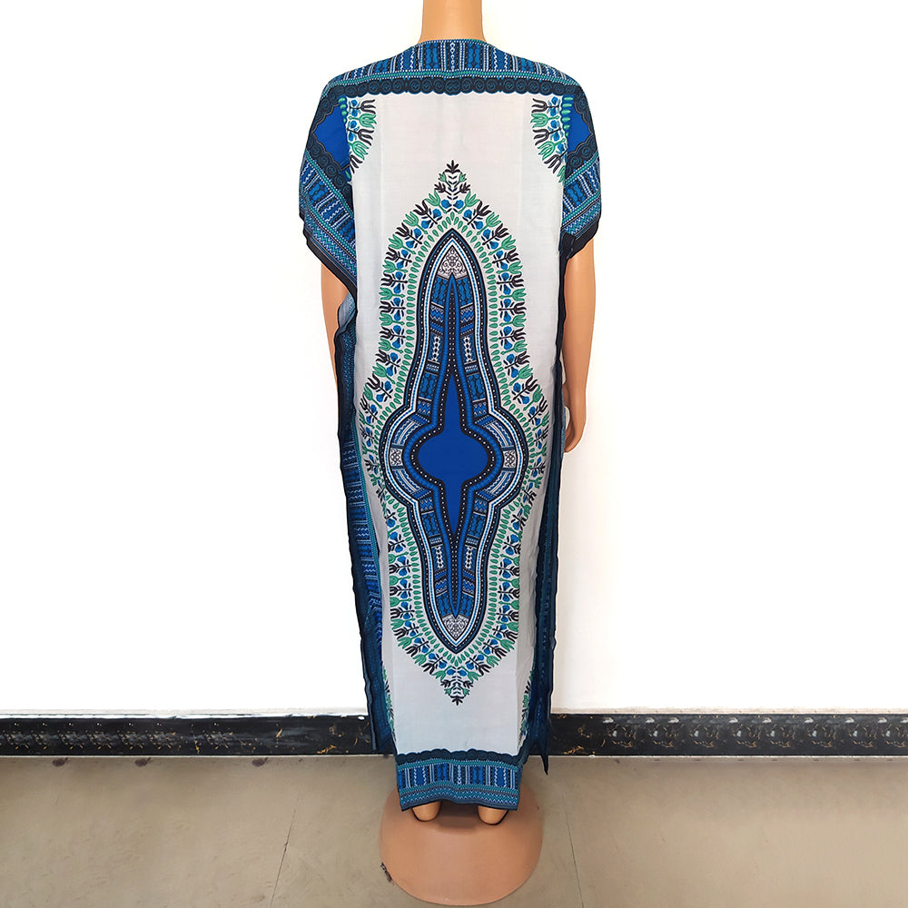 Multicolor Tribal Print Kaftan