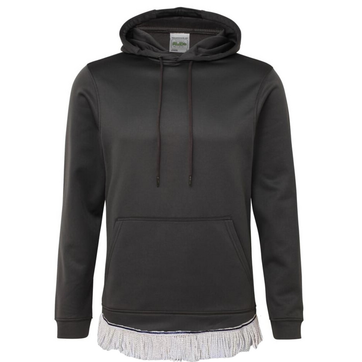 Plain Adult Hoodie with Fringes