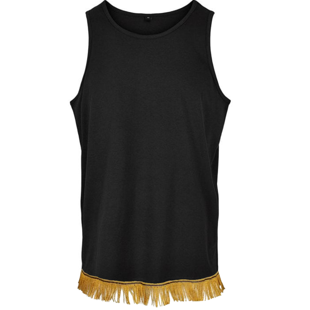 Men's Fringed Loose Fit Tank Tops 3 Pack Bundle