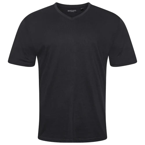 Men's V Neck T-Shirt with Fringes