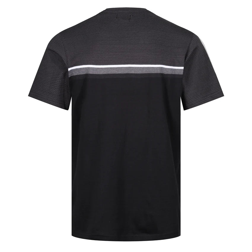 Men's Colourblock T-Shirt with Fringes