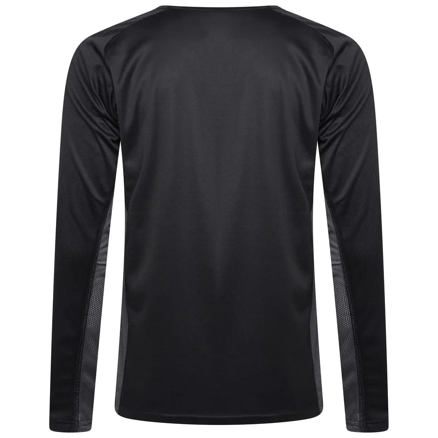 Men's Contrast Fitness Long Sleeve with Fringes