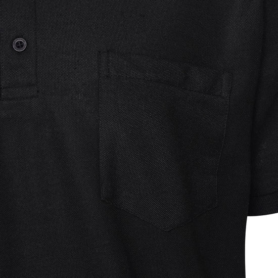 Men's Henley Collar Polo Shirt with Fringes