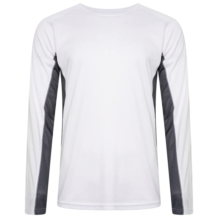 Men's Contrast Fitness Long Sleeve with Fringes