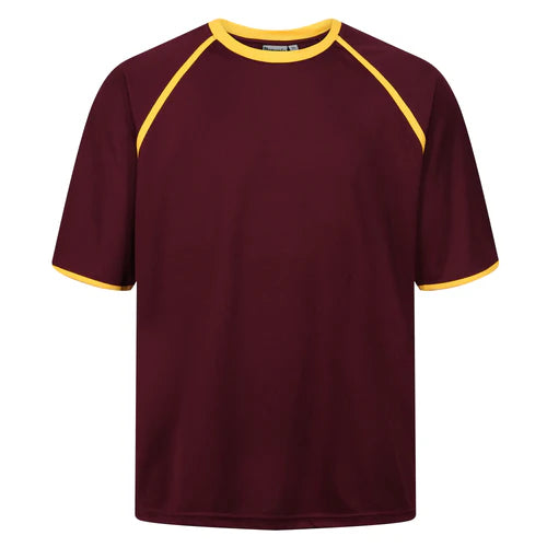 Men's Active Tipped T-Shirt with Fringes