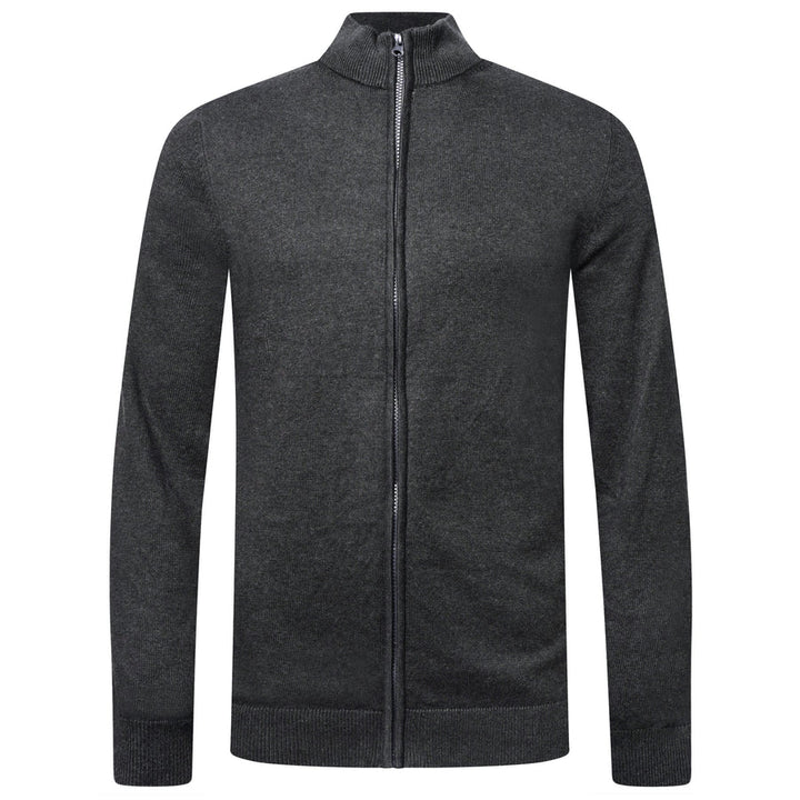 Men's Full Zip 100% Cotton Cardigan with Fringes