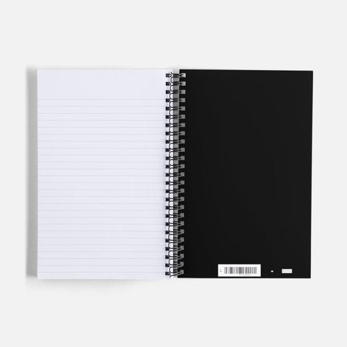 Black SPA Spiral-Bound Notebook