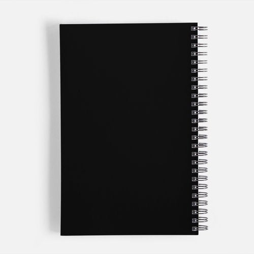 Black SPA Spiral-Bound Notebook