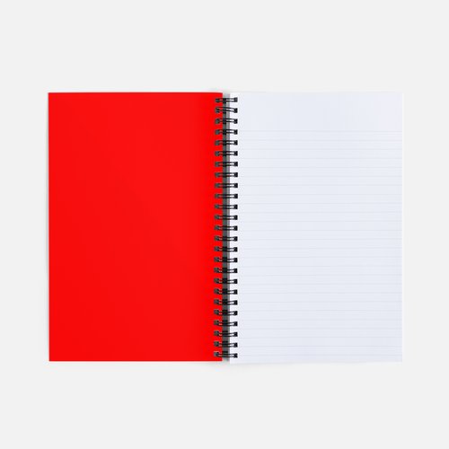 Red SPA Spiral-Bound Notebook