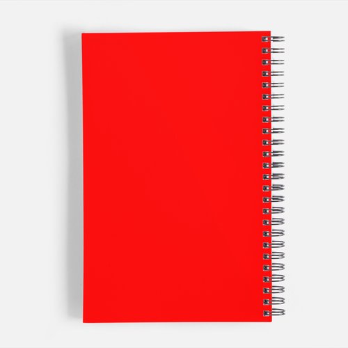 Red SPA Spiral-Bound Notebook