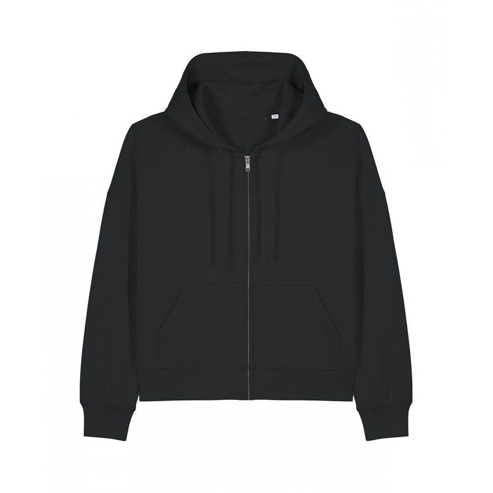 Women's Organic Cotton Zipper Hoodie with Fringes