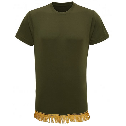 Men's Performance Fringed T-Shirt - Free Worldwide Shipping- Sew Royal US