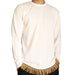 Men's Plain Long Sleeve Fringed T-Shirt - Free Worldwide Shipping- Sew Royal US