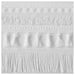 20m Assorted White Fringe Bundle - Free Worldwide Shipping- Sew Royal US