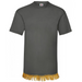 Men's Plain Short Sleeve Fringed T-Shirt - Free Worldwide Shipping- Sew Royal US