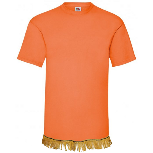 Men's Plain Short Sleeve Fringed T-Shirt - Free Worldwide Shipping- Sew Royal US